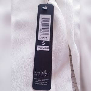 Nicole Miller Off white longsleeve shirt